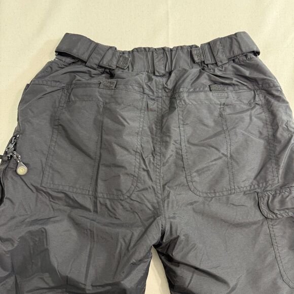 Rawik Skiwear Womens Size M Insulated Black Nylon Snow Pants Ski Bibs Waterproof - Picture 7 of 10